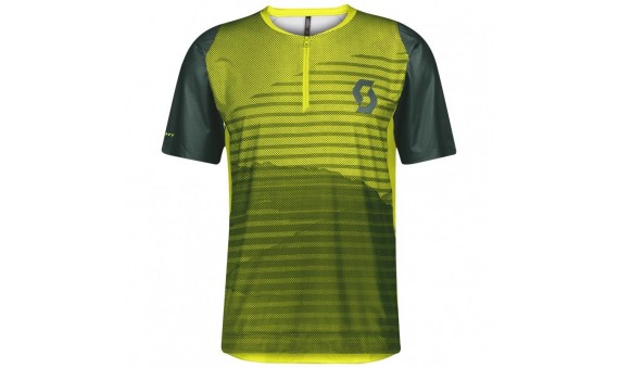 MAGLIA DA UOMO SCOTT TRAIL VERTIC ZIP M/C smoked green/sulphur yellow MAGLIA DA UOMO SCOTT TRAIL VERTIC ZIP M/C smoked green/sulphur yellow