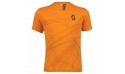 MAGLIA JUNIOR SCOTT TRAIL 10 DRI MANICHE CORTE copper orange/midnight blue