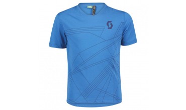 MAGLIA JUNIOR SCOTT TRAIL 10 DRI MANICHE CORTE storm blue/midnight blue