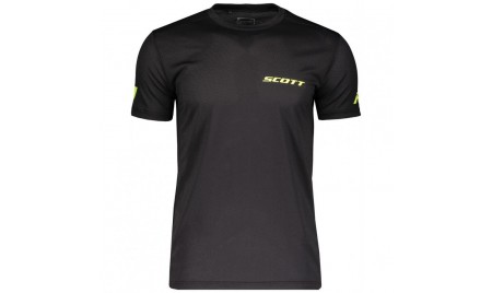 MAGLIA SCOTT PROMO RUN M/C nero/gialla