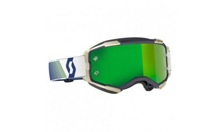 MASCHERA SCOTT FURY blue/green / green chrome works