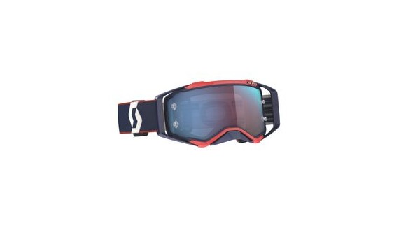 MASCHERA SCOTT PROSPECT retro blue/red / blue chrome MASCHERA SCOTT PROSPECT retro blue/red / blue chrome