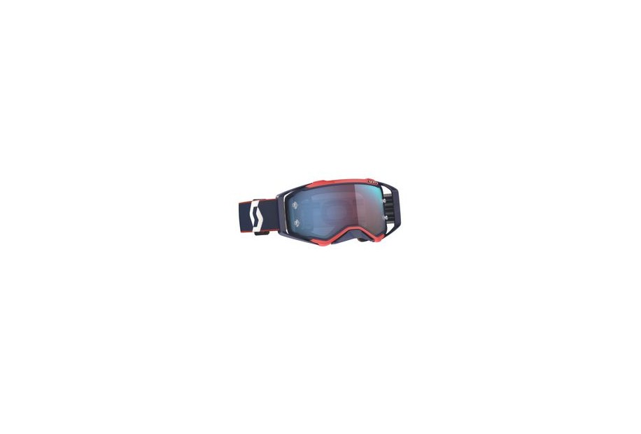 MASCHERA SCOTT PROSPECT retro blue/red / blue chrome