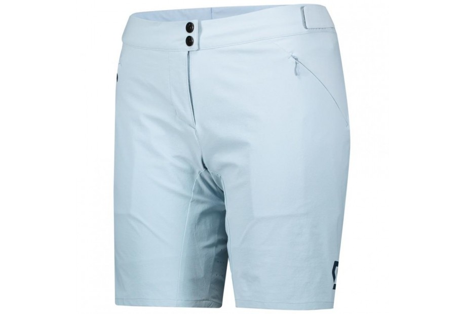 PANTALONCINI DA DONNA SCOTT ENDURANCE LARGHI C/FOND glace blue