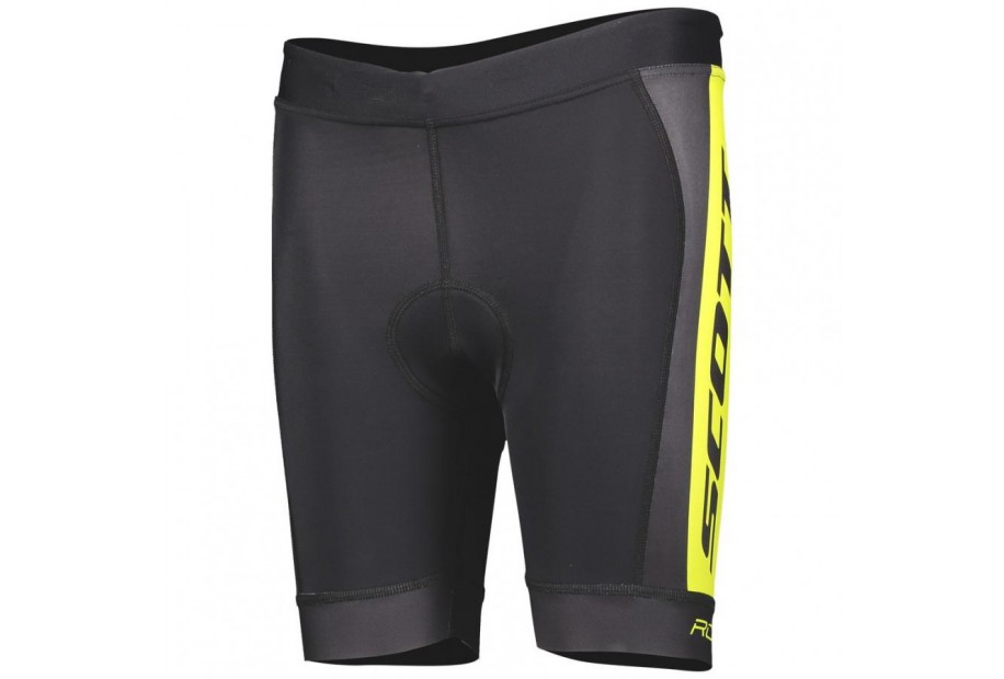 PANTALONCINI SCOTT RC PRO JUNIOR black/sulphur yellow