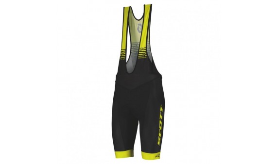 SALOPETTE DA UOMO SCOTT RC TEAM ++ black/sulphur yellow