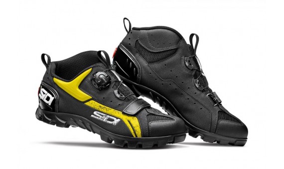 SCARPA MTB DEFENDER NERO GIALLO SCARPA MTB DEFENDER NERO GIALLO