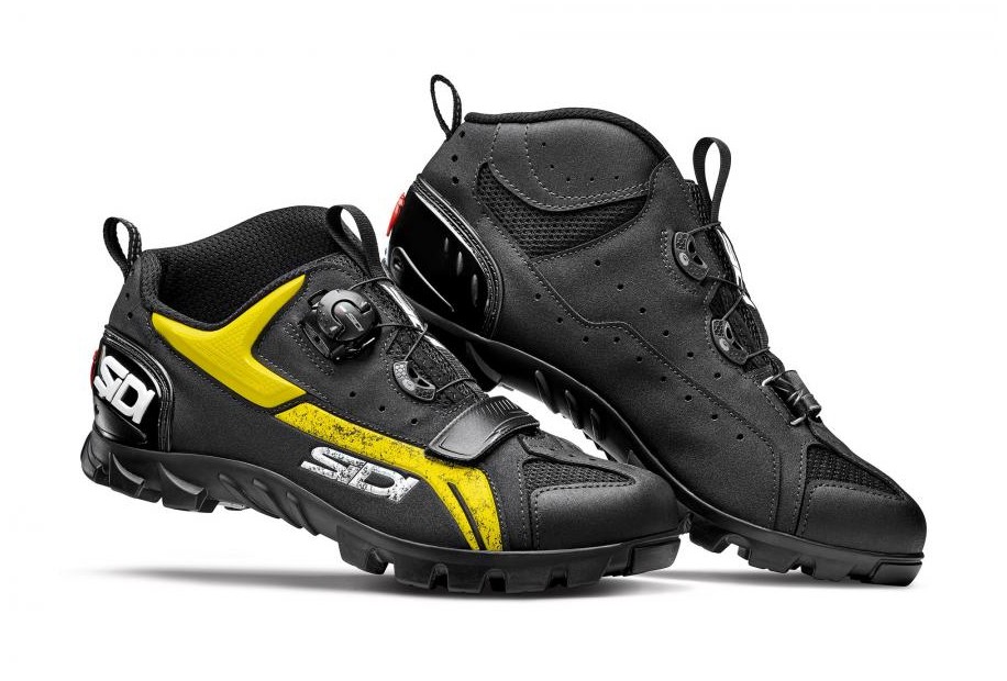 SCARPA MTB DEFENDER NERO GIALLO