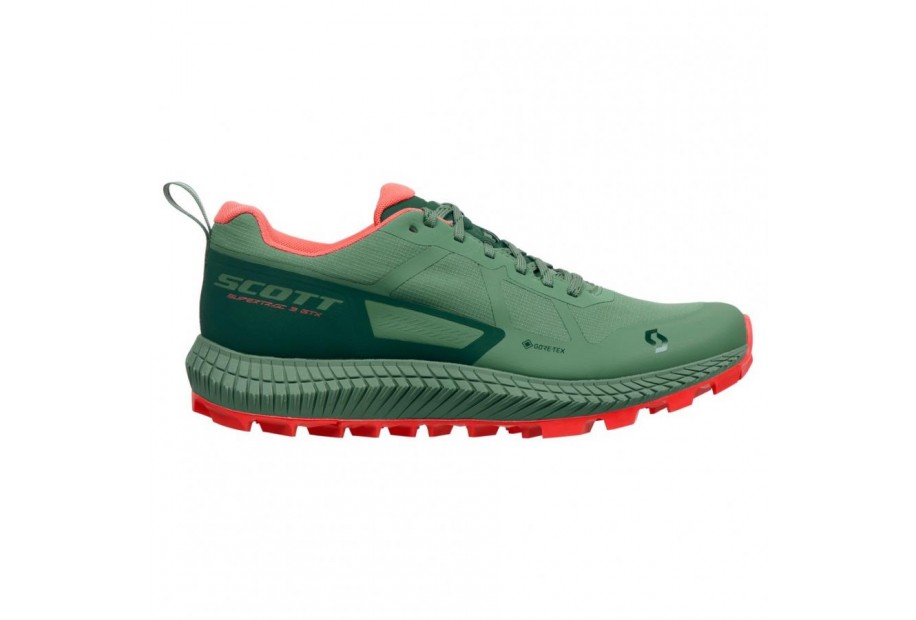 SCARPE DA DONNA SCOTT SUPERTRAC 3 GORE- TEX frost green/coral pink