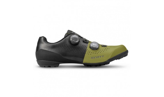 SCARPE SCOTT GRAVEL TUNED matt black/savanna green SCARPE SCOTT GRAVEL TUNED matt black/savanna green