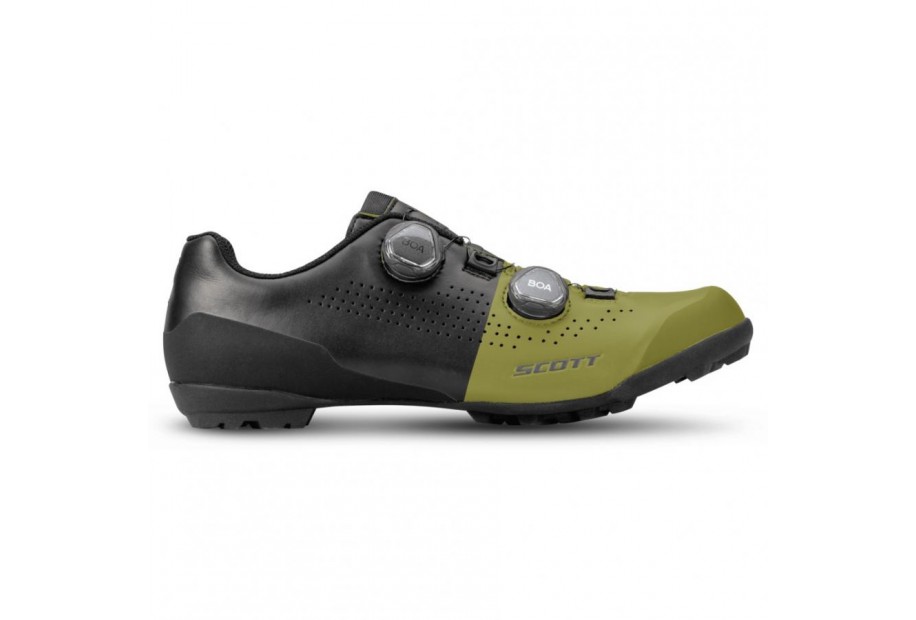 SCARPE SCOTT GRAVEL TUNED matt black savanna green