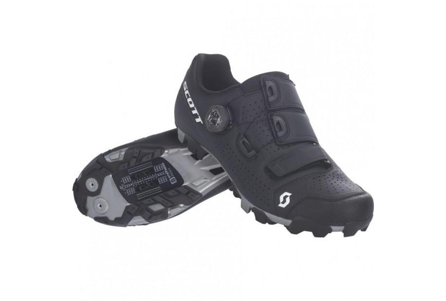 SCARPE SCOTT MTB TEAM BOA matt black/white