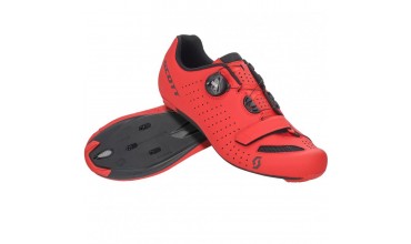 SCARPE SCOTT ROAD COMP BOA matt red/black