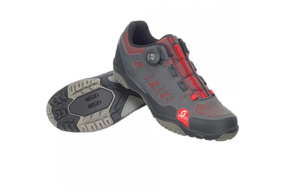 SCARPE SCOTT SPORT CRUS-R BOA antracite/RED