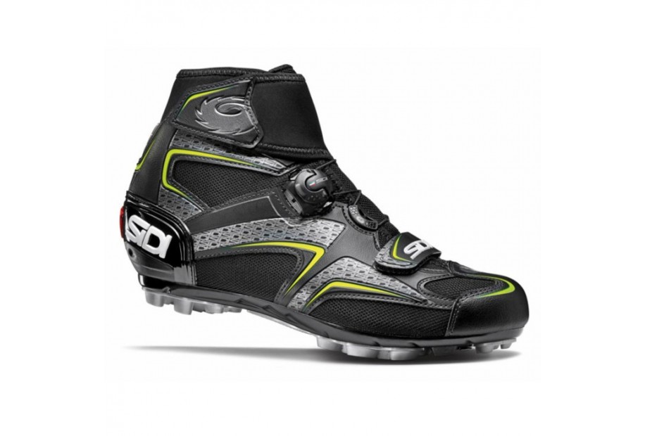 SCARPE SIDI FROST GORE MTB - NERO GIALLO FLUO