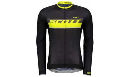 SCO MAGLIA RC AS WP M/L black/sulphur yellow