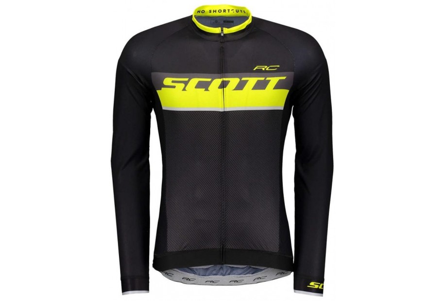 SCO MAGLIA RC AS WP M/L black/sulphur yellow