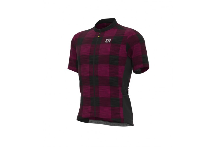 SCOTTISH MAGLIA MANICA CORTA UOMO OFF ROAD - GRAVEL BORDEAUX