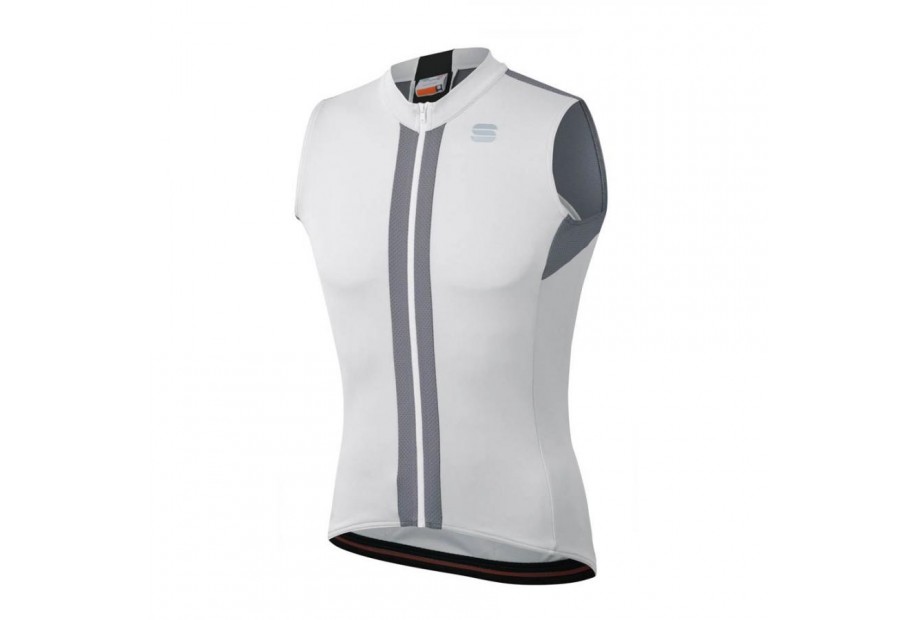 STRIKE SLEEVELESS JERSEY WHITE