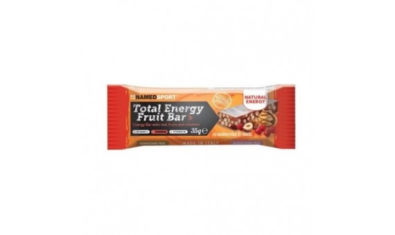 TOTAL ENERGY FRUIT BAR CRANBERRY & NUTS - 35G