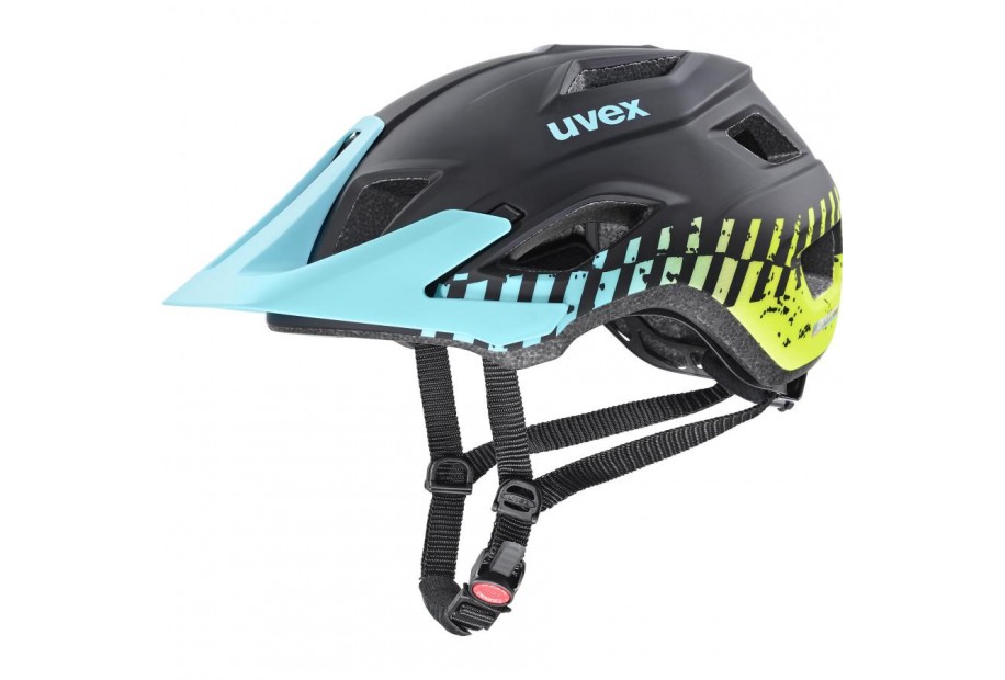 uvex access black aqua lime matt