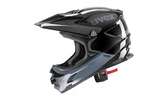 uvex hlmt 10 bike black grey