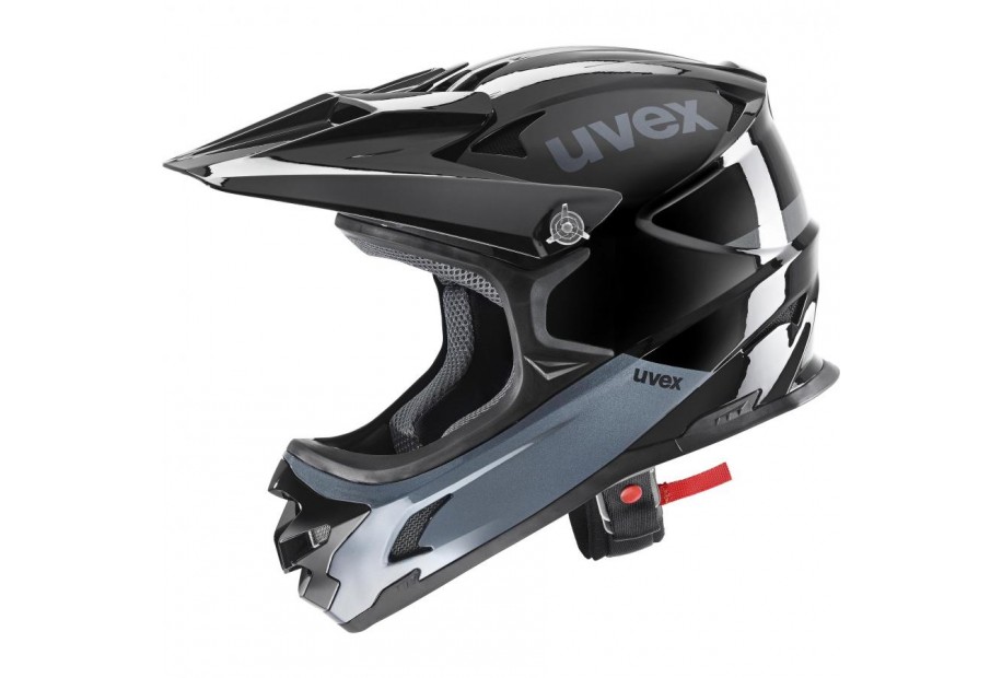 uvex hlmt 10 bike black grey