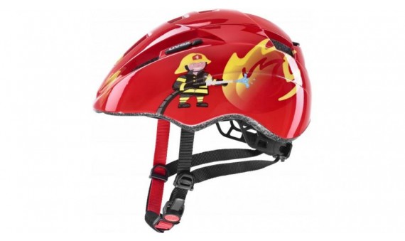 Uvex Kid 2 Casco da bambino . 46-52cm ROSSO FIREMAN