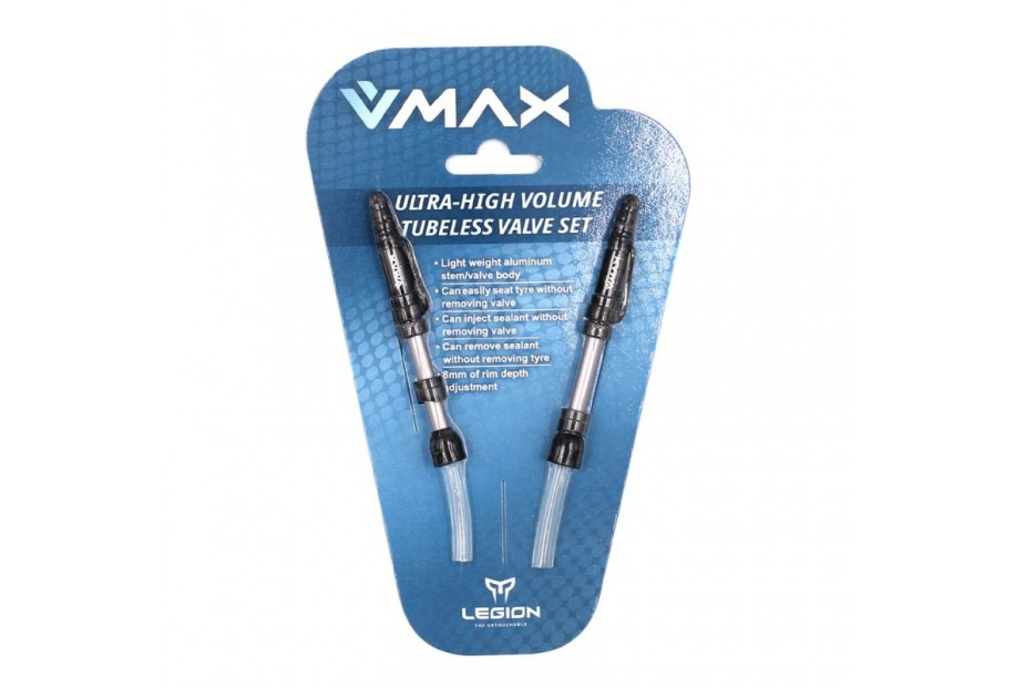 Valvole Tubeless (coppia) V-MAX per Cerchi 37,5-45,5mm