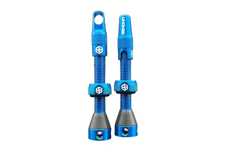 Valvole Tubeless 44mm Blu - Compatibile con inserti