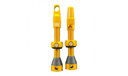 Valvole Tubeless 44mm Oro - Compatibile con inserti
