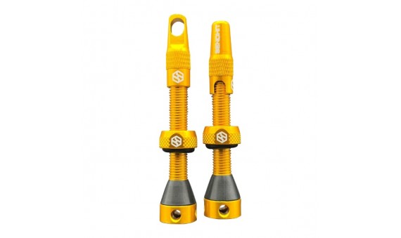 Valvole Tubeless 44mm Oro - Compatibile con inserti