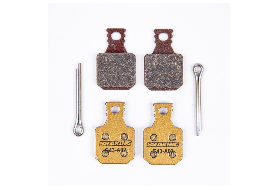 PASTIGLIE FRENO MAGURA MT 5/7 (4 PZ.) - CARBO-METALLICA