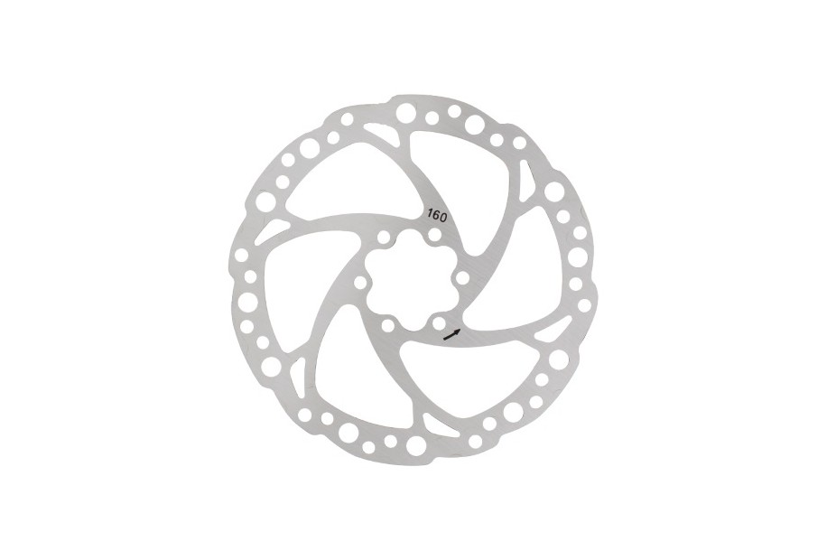 DISCO DF1 6 FORI - 160 MM, ARGENTO