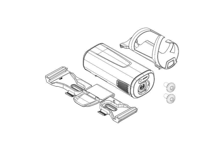 BATTERIA RANGE EXTENDER POWERMORE ATTACCO AL PORTABORRACCIA - 250WH