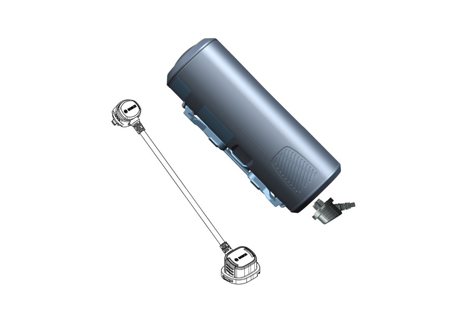 CAVO POWERMORE, INSTRADAMENTO DEL CAVO RIVOLTO LONTANO DAL SUPPORTO DELLA BATTERIA - 150 MM, (BCH3925_150)