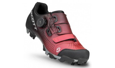 SCARPE DA DONNA SCOTT MTB TEAM BOA black fade/metallic red