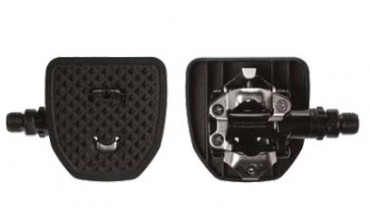PEDAL PLATE accessorio adattatore pedale flat plastica shimano spd-sl compatibile