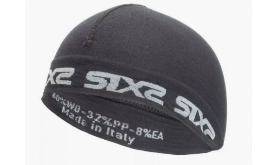 Calotta sottocasco Carbon Merinos Wool BLACK