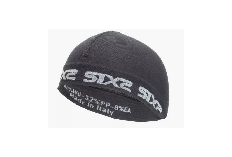 Calotta sottocasco Carbon Merinos Wool BLACK