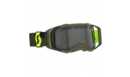 Maschera SCOTT Prospect Enduro Light kaki green/neon yellow / light sensitive grey Sensitive
