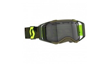 Maschera SCOTT Prospect Enduro Light kaki green/neon yellow / light sensitive grey Sensitive