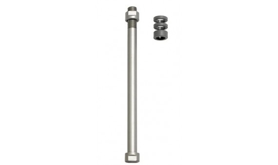 Perni passanti per assali dei trainer a ruota libera Tacx E-Thru 12mm, filettatura media