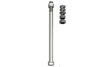 Perni passanti per assali dei trainer a ruota libera Tacx E-Thru 12mm, filettatura metrica fine