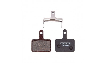 PASTIGLIE FRENO BRAKING F.I.R.S.T./INCAS 2.0/SHIMANO DEORE - ORGANICA