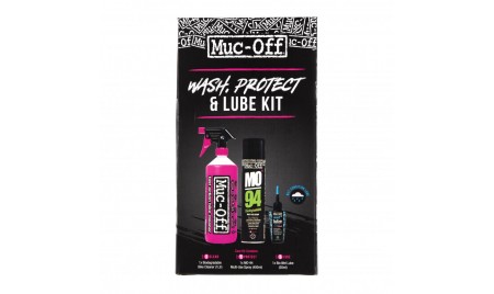 Kit pulizia Muc-Off Wash Protect and Lube