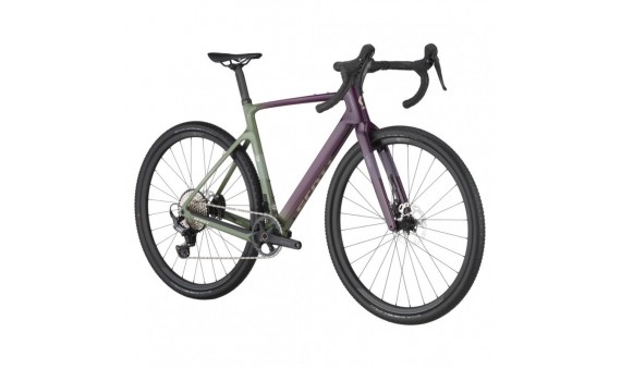 SCOTT Addict Gravel 40 olivine green/blackberry purple