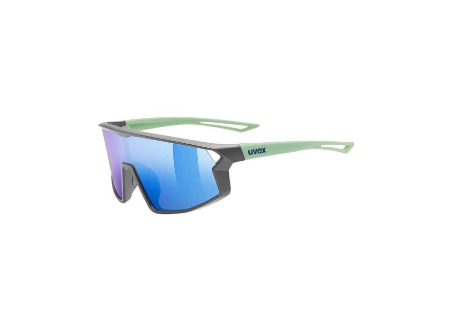 Uvex Occhiali da sole Skyryse JR. Grey Green mat