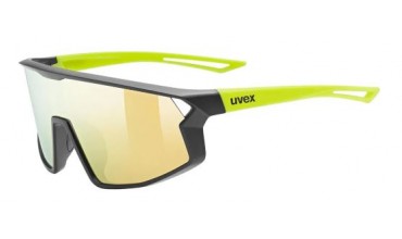 Uvex Occhiali da sole Skyryse JR.Black yellow