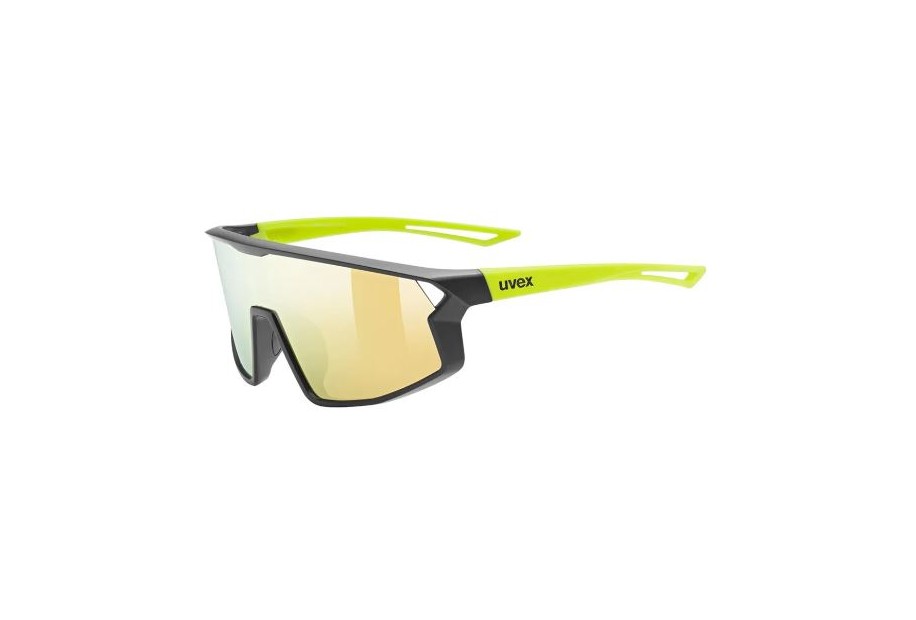 Uvex Occhiali da sole Skyryse JR.Black yellow